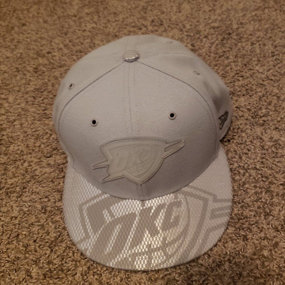 Oklahoma City Thunder Hat size 8 1/8 all gray
